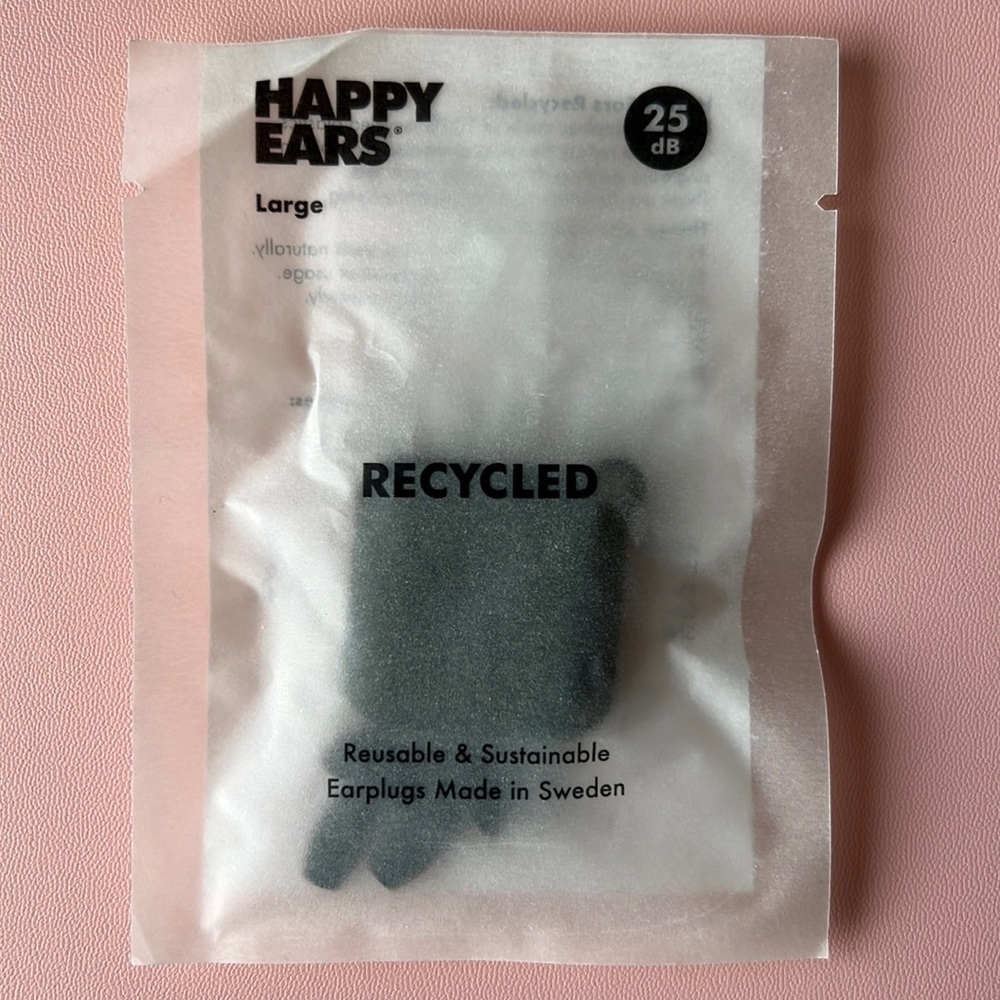 New Happy Ears Recycled Earplugs - Large